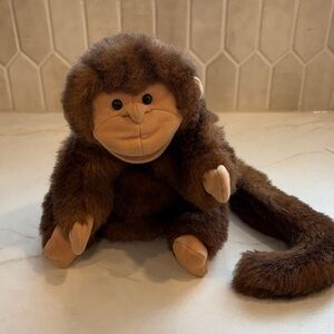 Folkmanis  Adorable Plush Monkey Stuffed Puppet Toy